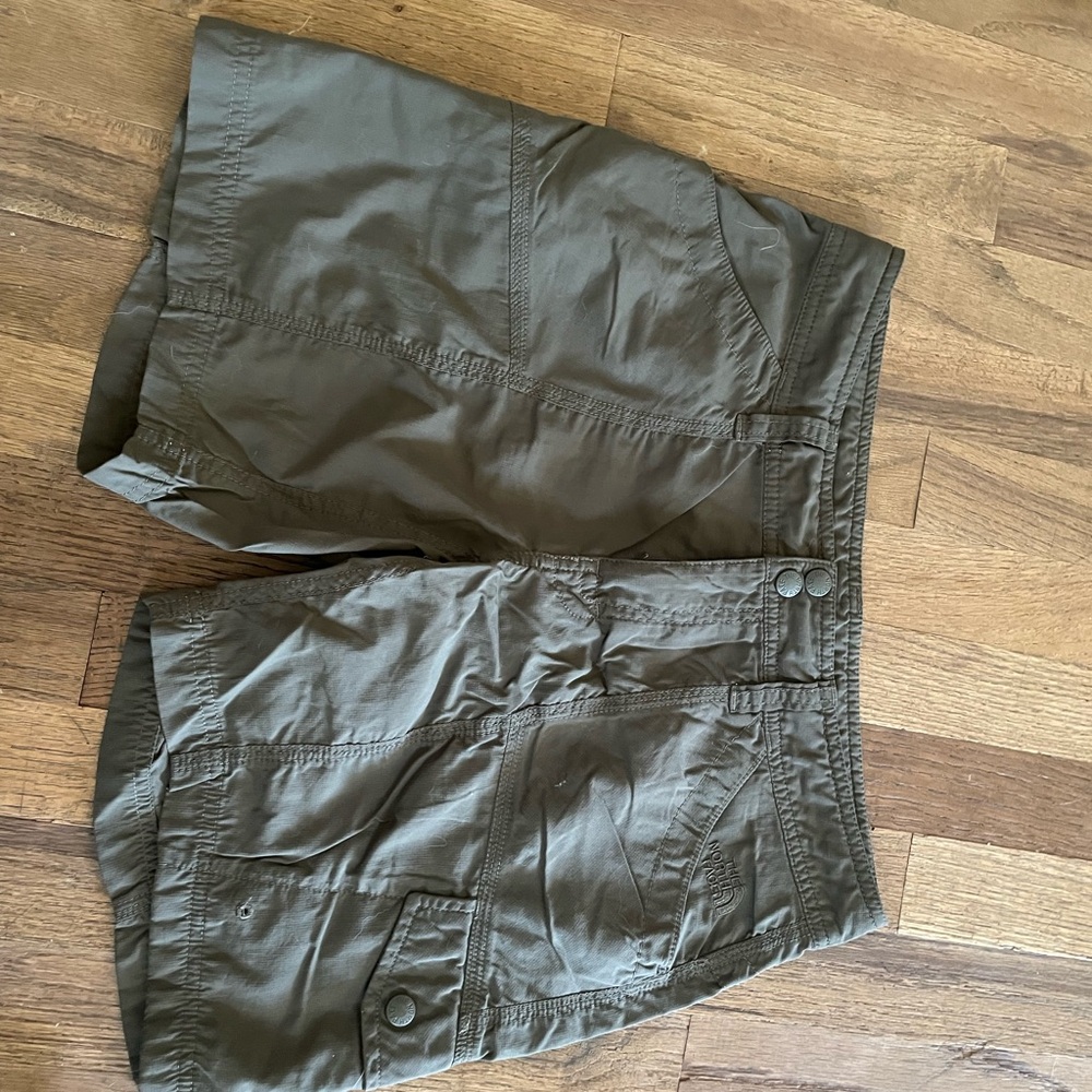 The North Face Women's Khaki Cargo Shorts